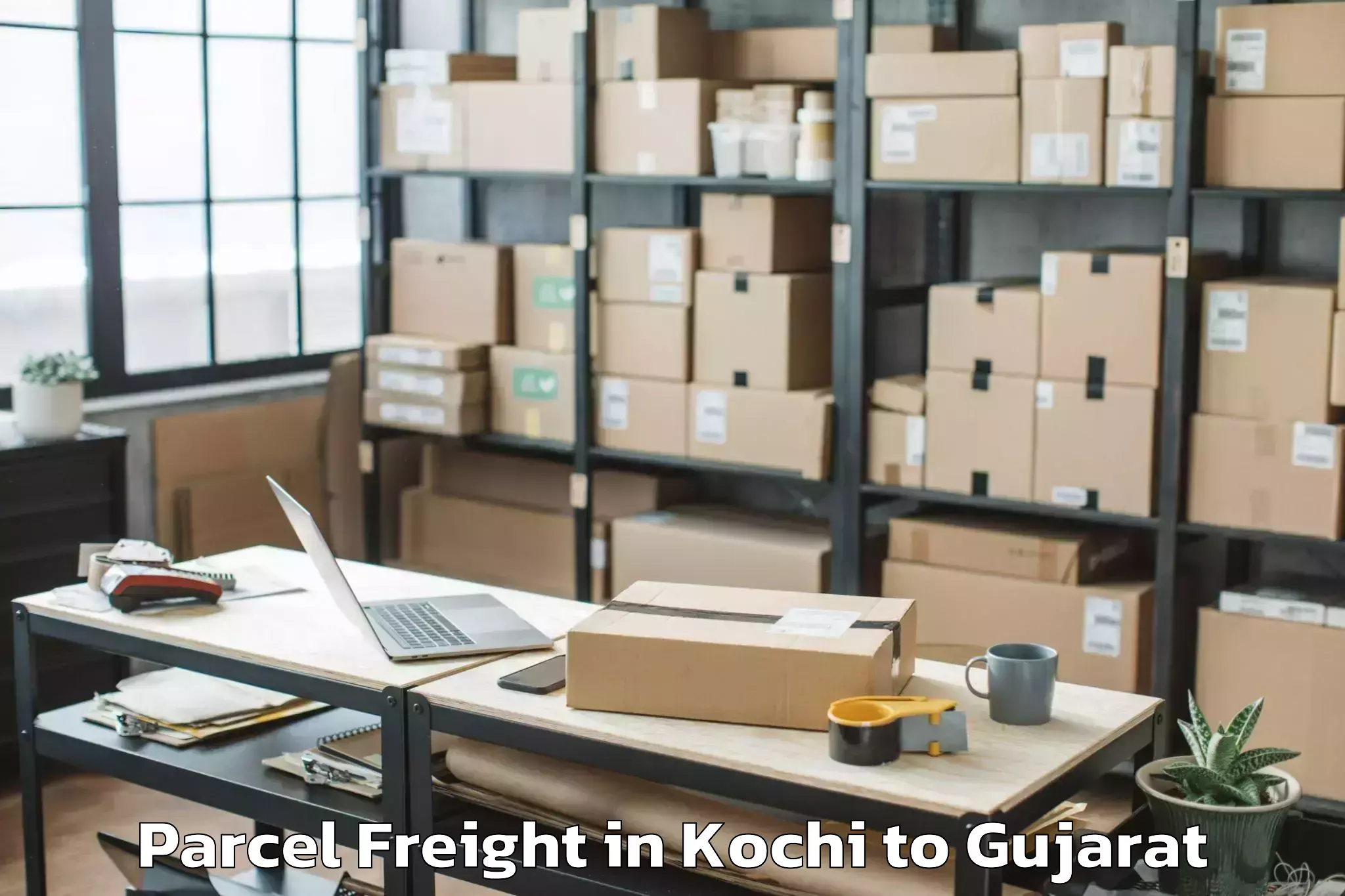 Top Kochi to Sayla Parcel Freight Available